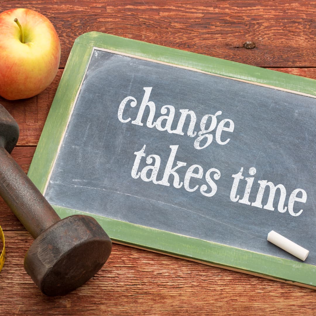 REAL CHANGE DOESN'T HAPPEN OVERNIGHT