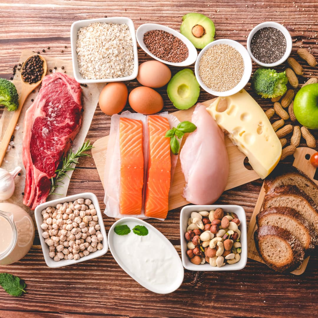 PROTEINS, CARBS, FAT